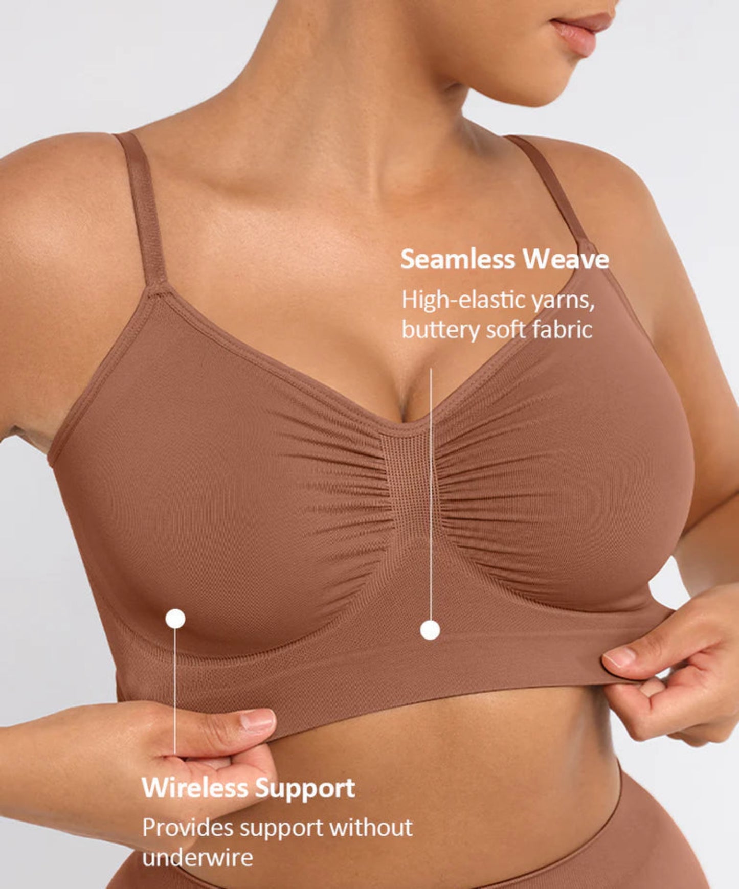Seamless Wireless Comfort Bra